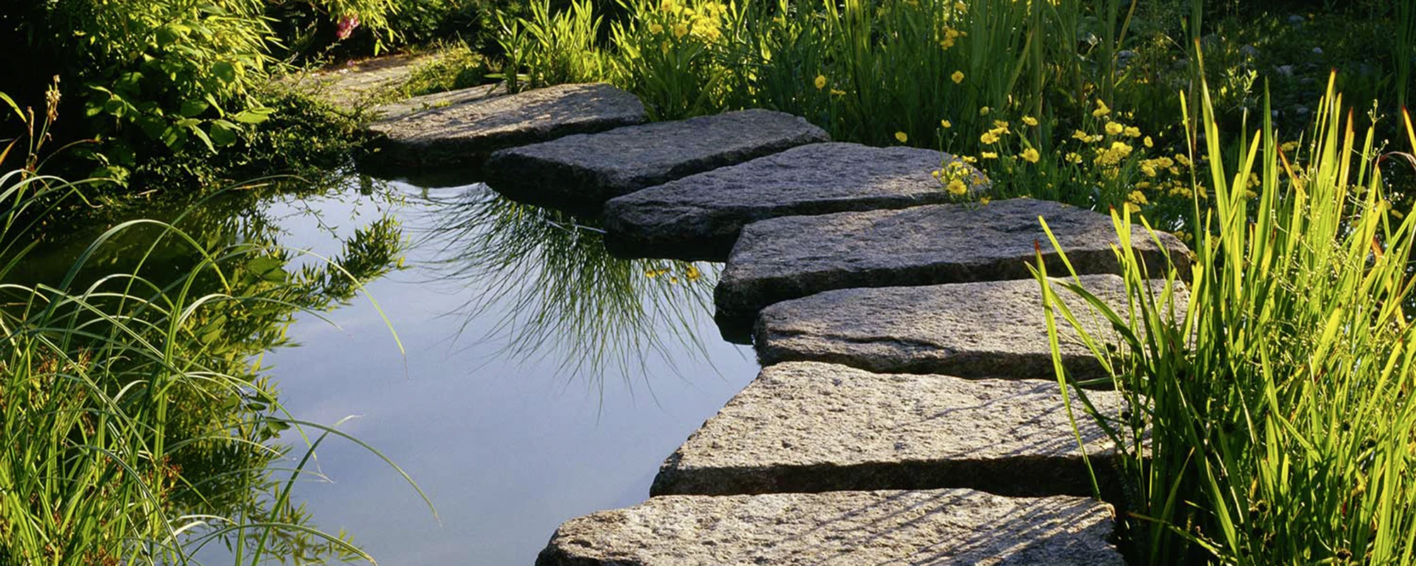 Gartengestaltung mit Naturstein